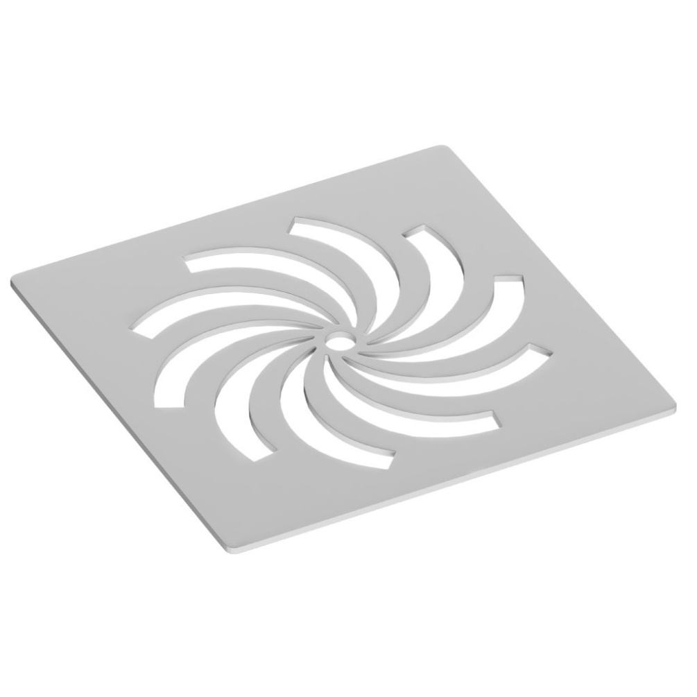 Eastbrook Crossland Grey  Shower Waste & Cover Cut Out